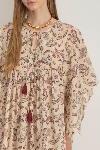 Abito lungo Touria - Marrone