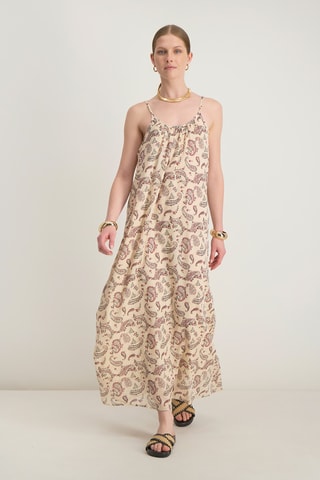 Abito lungo Touria - Marrone