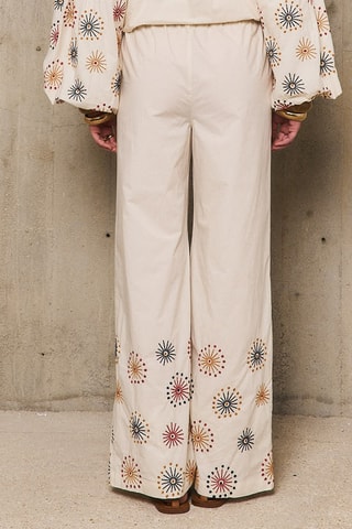 Pantaloni straight Oksanna - Beige