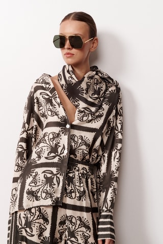 Camicia oversize Gisela - Nero