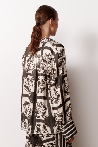 Camicia oversize Gisela - Nero