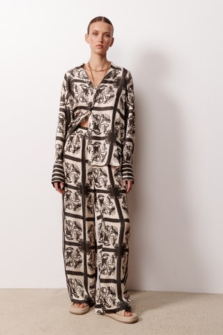 Camicia oversize Gisela - Nero