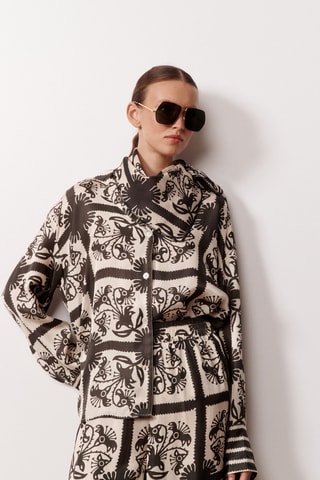 Camicia oversize Gisela - Nero