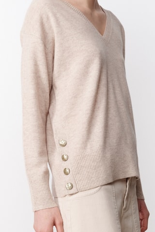 Maglia in lana merino Graziella - Marrone