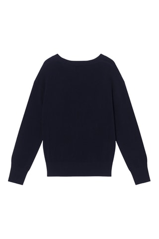 Maglia in lana merino Graziella - Blu