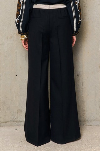 Pantaloni in lana Chlotilde - Nero