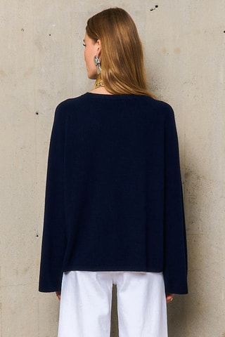 Maglia in lana merino Aina - Blu