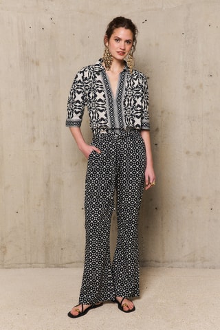 Pantaloni flare Marilyn - Nero