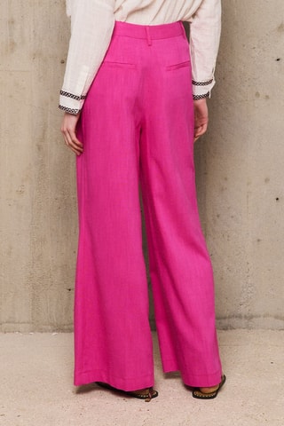 Pantaloni straight Claudia - Rosa