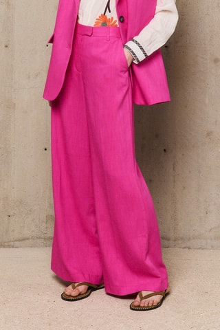 Pantaloni straight Claudia - Rosa