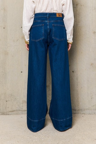Jeans wide legs Moira - Blu