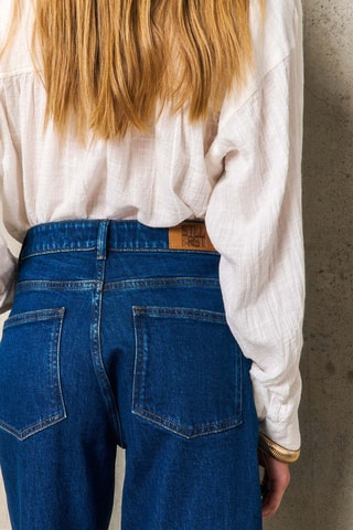 Jeans wide legs Moira - Blu