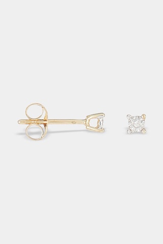Oorbellen Petites Puces   Geelgoud en Diamanten 0,01 Karaat/2