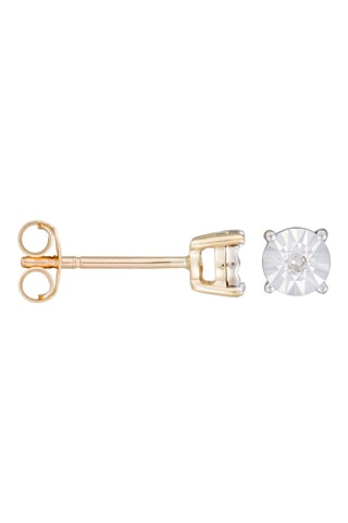 Oorbellen Grandes illusion - Geelgoud en Diamanten