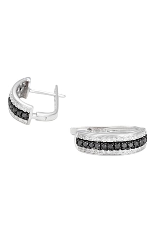 Orecchini Diamants Bicolores - Oro bianco