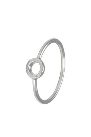 Solitario Dieva - Oro bianco e diamante