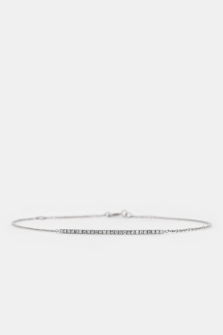 Bracciale Ruissellement  - Oro bianco e diamanti 0,13 kt/26