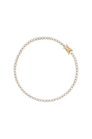Armband Rivière - Geelgoud en Diamanten