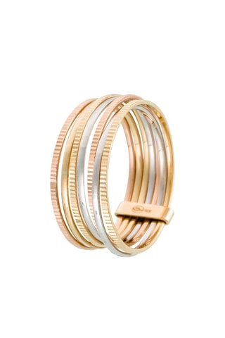 Anello settimanale Acapulco - Oro giallo, oro rosa e oro bianco