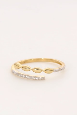 Anello Shanna - Oro giallo e diamanti 