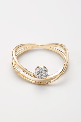 Anello Alejandra - Oro giallo e diamanti