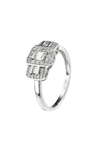 Anello Les princesses - Oro bianco e diamanti 