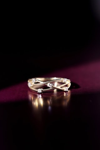 Anello Jolie Constellation - Oro giallo e diamanti - Diamanta