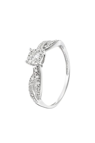 Anello Bel Eclat - Oro bianco e diamanti