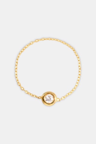 Anello Mon unique - Oro giallo e diamante 