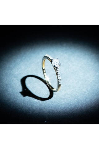 Anello Dis-moi oui - Oro giallo e diamanti