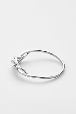 Anello Life - Oro bianco e diamanti