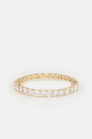 Anello Ayline - Oro giallo, diamanti e citrini