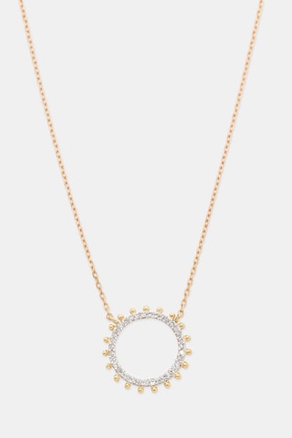 Ketting Assia - Geelgoud en Diamanten
