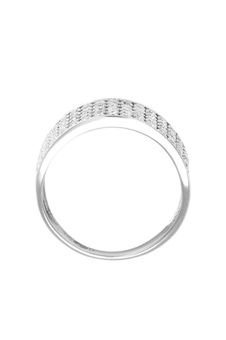 Anello Queenstown - Oro bianco e diamanti