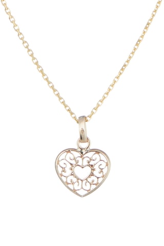 Ketting Cœur Arabesque - Geelgoud