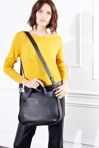 Sac à main en cuir Fidèle - Noir