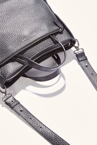 Sac à main en cuir Fidèle - Noir