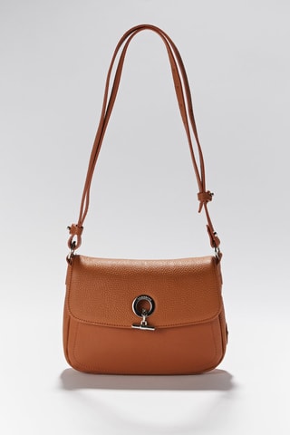 Sac bandoulière en cuir Paris - Orange