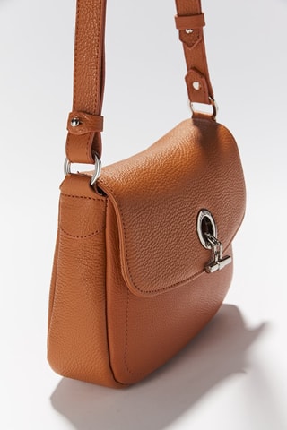 Sac bandoulière en cuir Paris - Orange