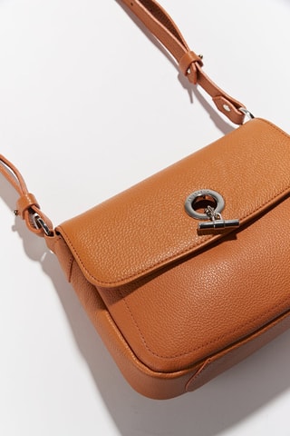 Sac bandoulière en cuir Paris - Orange