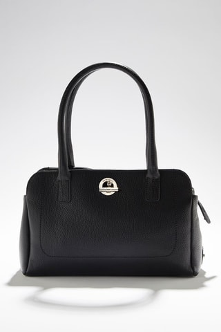 Sac porté épaule en cuir Paris - Noir