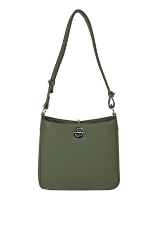 Sac bandoulière en cuir Paris - Vert
