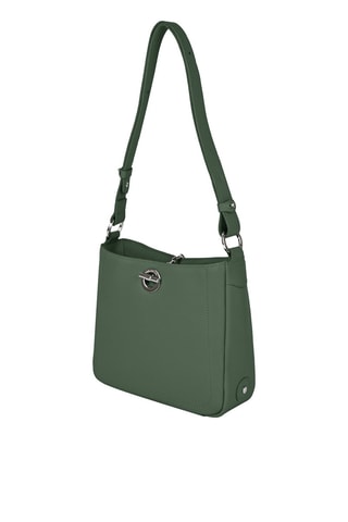 Sac bandoulière en cuir Paris - Vert