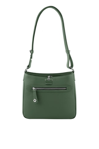 Sac bandoulière en cuir Paris - Vert