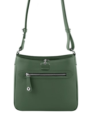 Sac bandoulière en cuir Paris - Vert