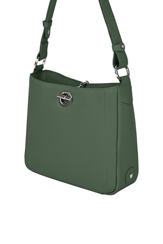 Sac bandoulière en cuir Paris - Vert
