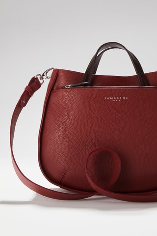 Sac à main en cuir Fidele - Rouge