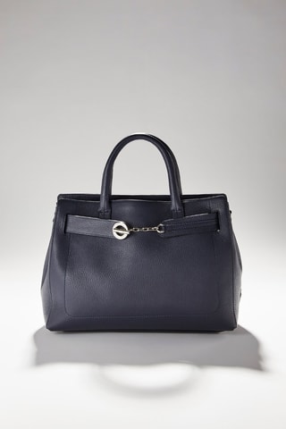 Sac à main en cuir Paris - Bleu