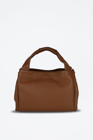 Sac à main en cuir Naturel - Marron