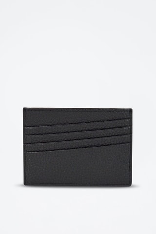 Porte-cartes en cuir Free - Noir